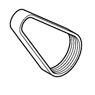 Courroie 225083-1 pour rabot Makita 2012NB