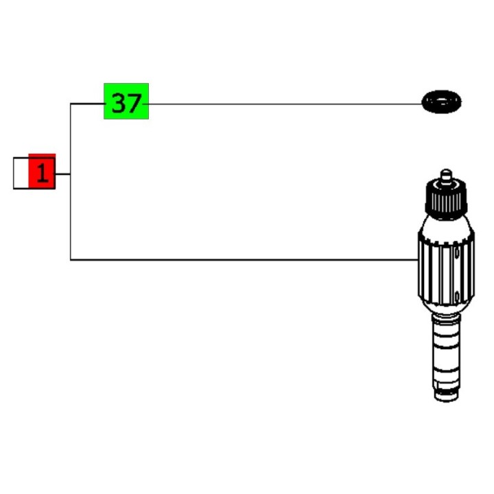 Induit défonceuse Festool OF 2200 EB - 496076