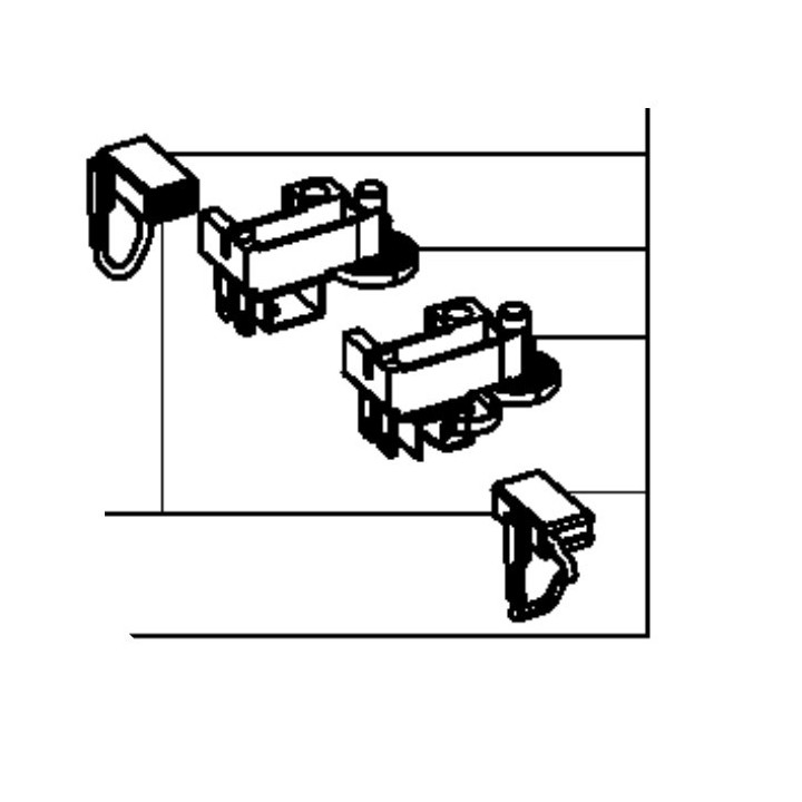 Jeu de charbons Festool OS 400 E, OS 400 EQ - 500219
