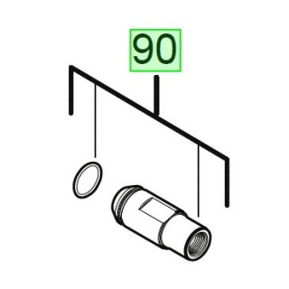 Douille guide riveteuse Milwaukee M18 ONEFPRT, M18 FPP2BC, M18 FPP2G3 - 4931479228