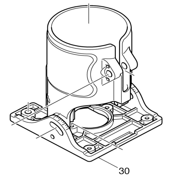 Table affleureuse Makita 3710, 3712 - 154670-8