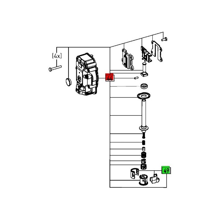 Couvercle de transmission PS 420, PSB 420, PSBC 420, PSC 420 - Festool - 499659