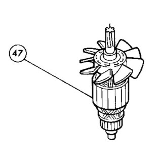 Induit HK1800 - Makita - 512853-0