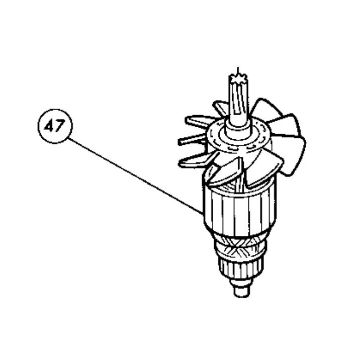 Induit HK1800 - Makita - 512853-0