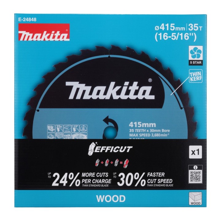 Lame de scie circulaire 415 x 30 mm 35 dents - Makita - E-24848