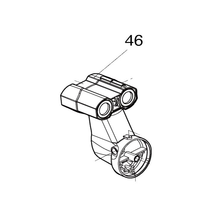 Bras de support complet - Makita - LS1017L, LS1018L - JM23100330, JM00000415