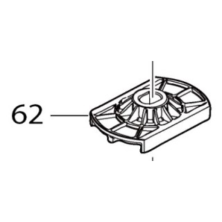 Support de lame tondeuse Makita DLM382 - 459811-4