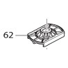 Support de lame Makita DLM382
