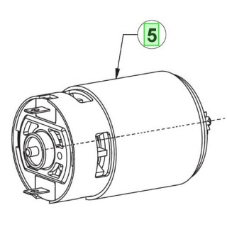 Moteur perceuse-visseuse Ryobi R18 PD2, R18 DD2 - 5131041971