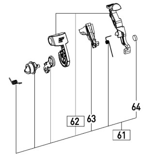 Blocage d'arbre complet Festool TS 55/TS 75 - 500430