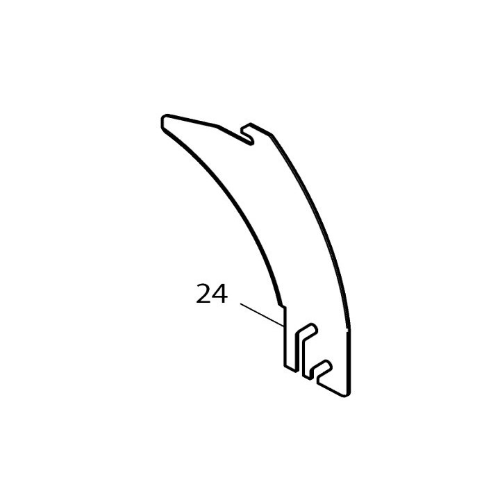 Couteau diviseur Makita 2704 - 345530-7