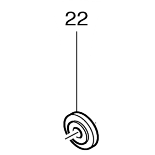 Rondelle isolante Makita - 681635-2