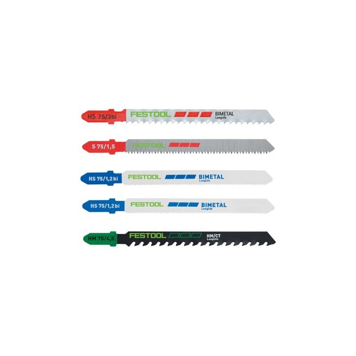 Jeu de lames de scie sauteuse STS-Sort/21 P/M/B - Festool