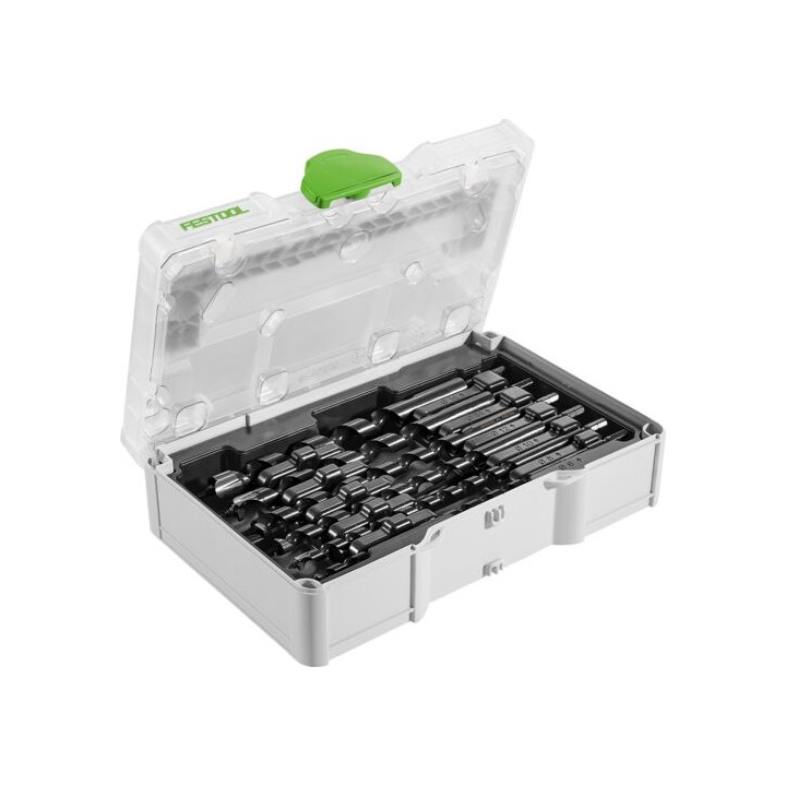 Set de mèches à simple spirale SYS3 S 76-SB CE-SORT/6 - Festool