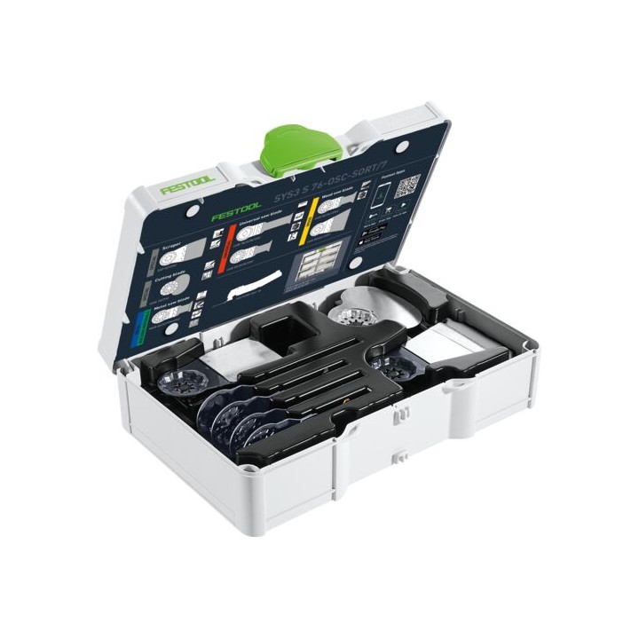 Kit de lames de scie pour outil oscillant SYS3 S 76-OSC-SORT/7 - Festool