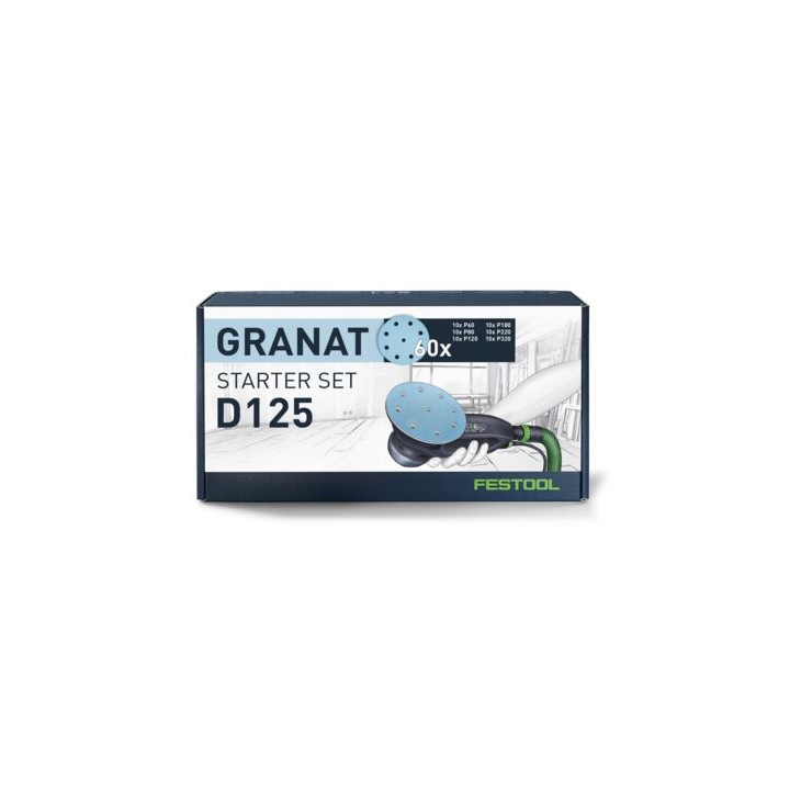 Accessoires de ponçage Granat D125 GR-Set - Festool
