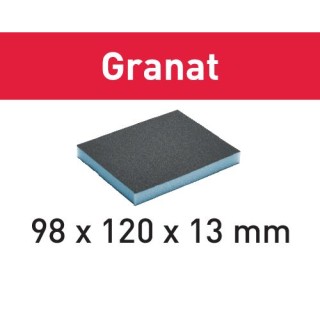 Éponge de ponçage manuel Granat 98x120x13 120 GR/6 - Festool