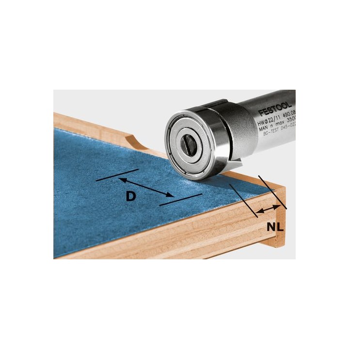 Fraise à affleurer HW/KLS D22/8-OFK - Festool