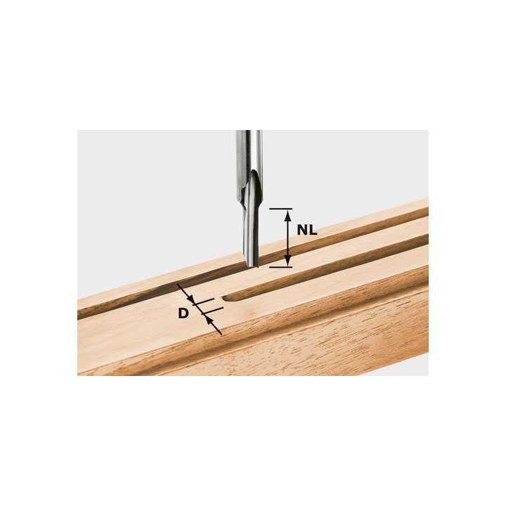 Fraise à rainurer HS S8 D 4/15 - Festool