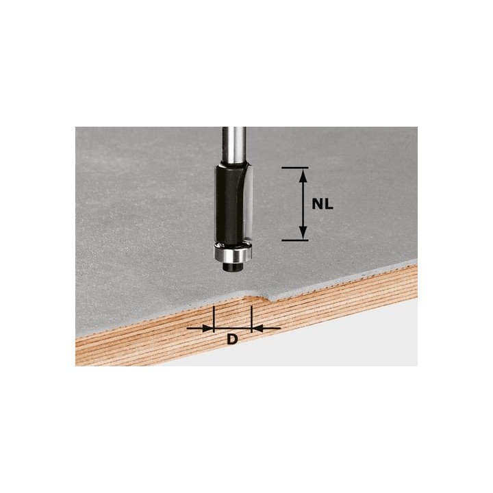 Fraise à affleurer HW S8 D12,7/NL25 - Festool