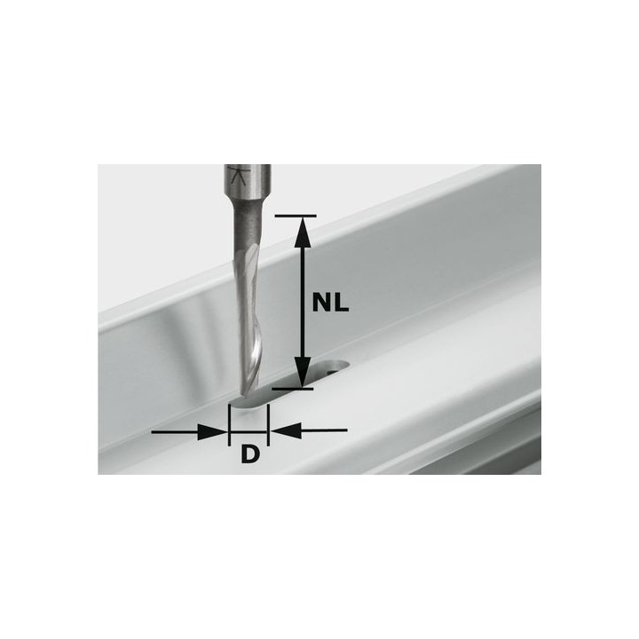 Fraise aluminium HS S8 D5/NL23 - Festool