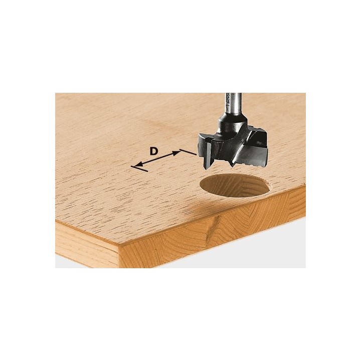 Fraise pour ferrures HW S8 D15 - Festool