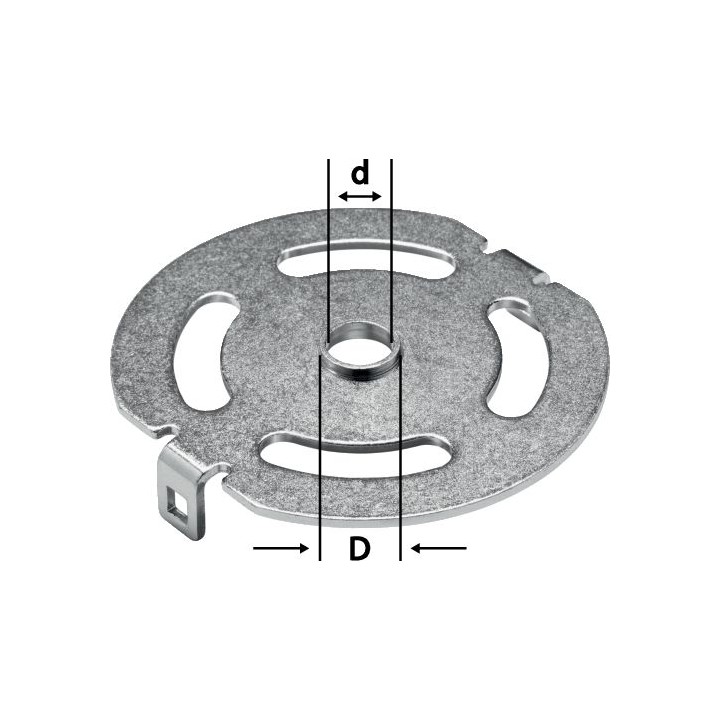 Bague de copiage KR-D 13,8/OF 1400 - Festool