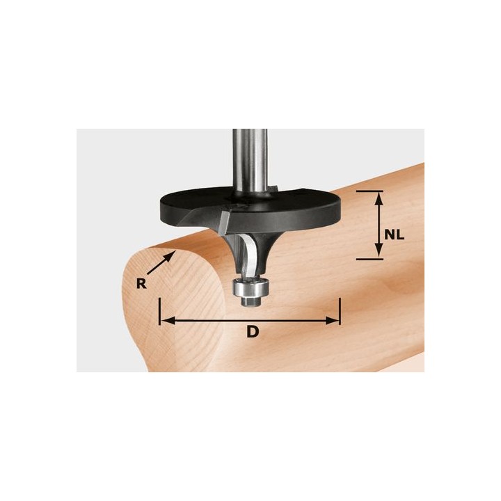 Fraise à moulurer HW R16/D64/26 S12 - Festool