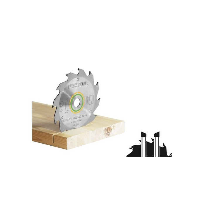 Lame de scie circulaire WOOD STANDARD HW 210x2,6x30 W18 - Festool