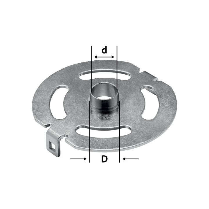 Bague de copiage KR-D 17,0/OF 1400 - Festool