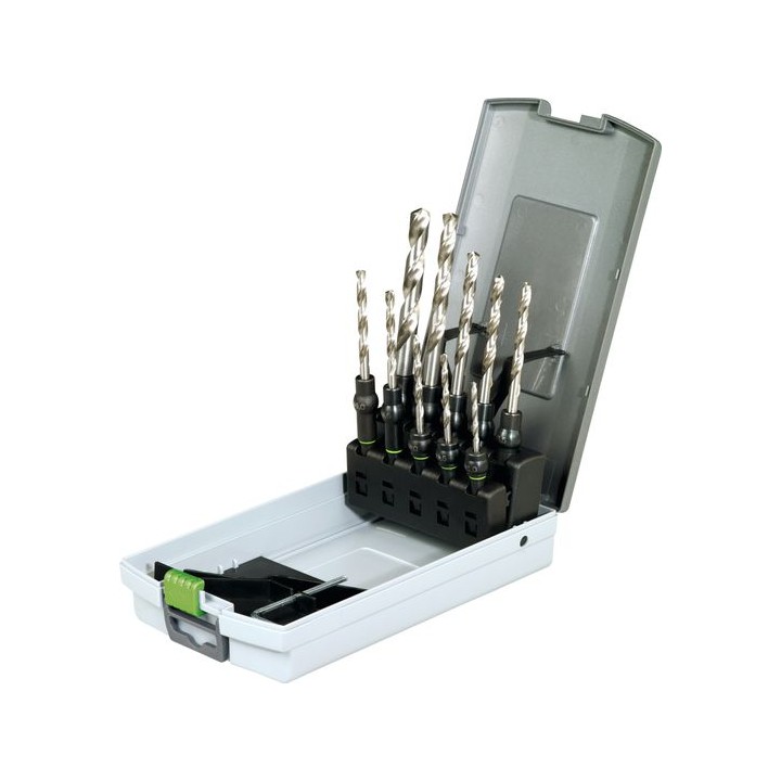 Coffret de forets hélicoïdaux HSS D3-10 CE/10 - Festool