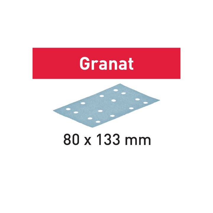 Accessoires de ponçage Granat 80x133 P80 GR/50 - Festool