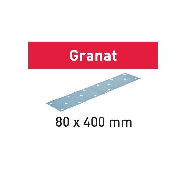 Accessoires de ponçage Granat 80x400 P80 GR/50 - Festool