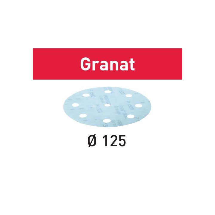 Accessoires de ponçage Granat D125 P1000 GR/50 - Festool
