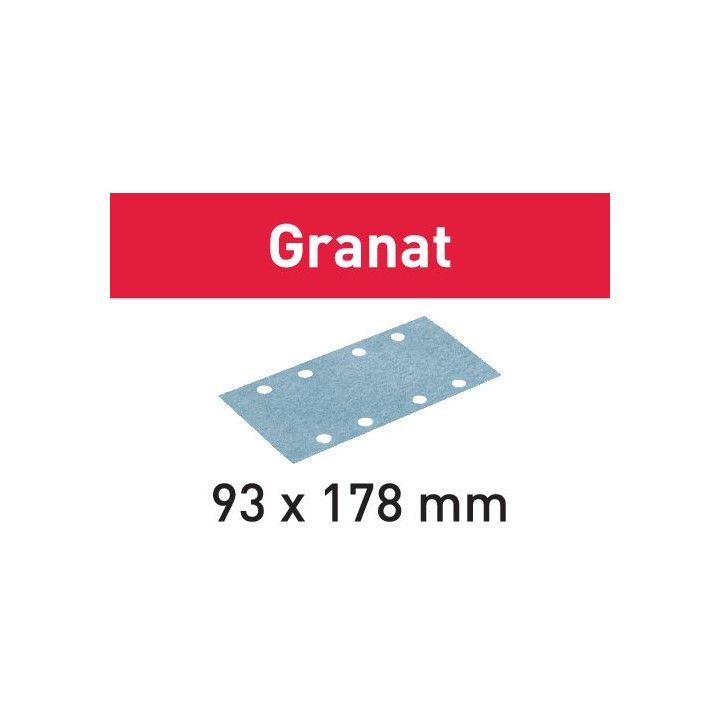 Accessoires de ponçage Granat 93x178 P80 GR/50 - Festool