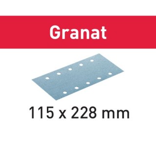 Accessoires de ponçage Granat 115x228 P60 GR/50 - Festool