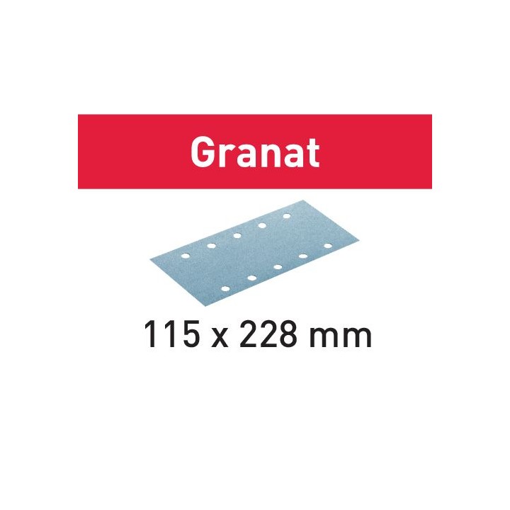 Accessoires de ponçage Granat 115x228 P220 GR/100 - Festool