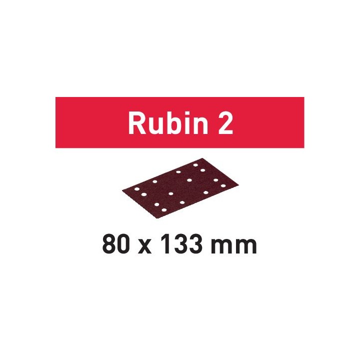 Accessoires de ponçage Rubin 80x133 P40 RU/50 - Festool