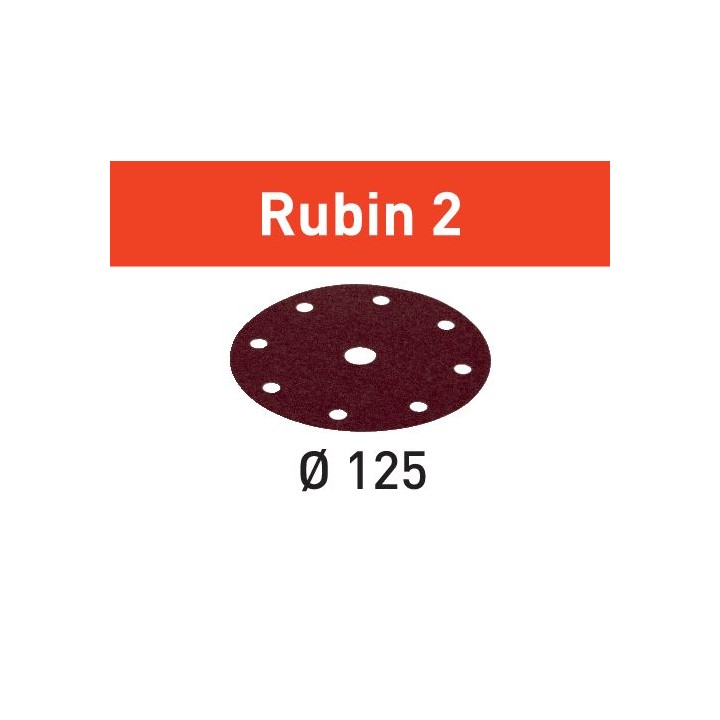 Accessoires de ponçage Rubin D125 P60 RU/10 - Festool