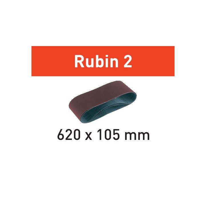 Bande abrasive Rubin L620x105 P120 RU/10 - Festool