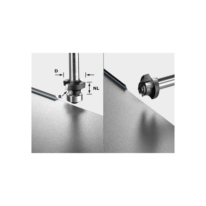 Fraise à moulurer S8 HW R3 D22-KL OFK - Festool