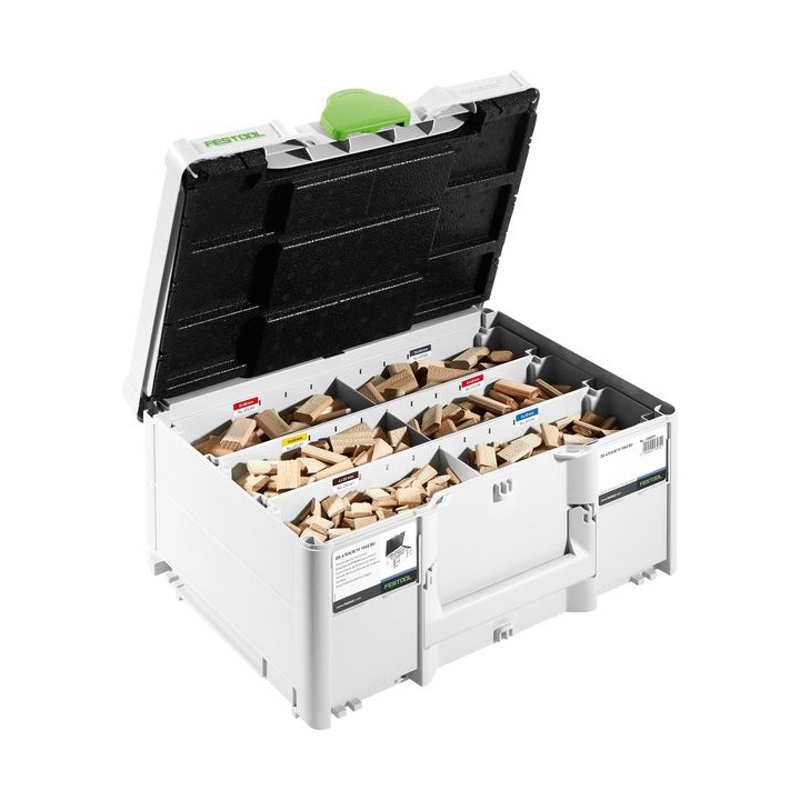 Assortiment de DOMINO en hêtre DS 4/5/6/8/10 1060 BU - Festool