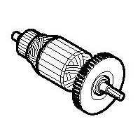 Induit Makita pour scie à ruban 2107F, 2107FT