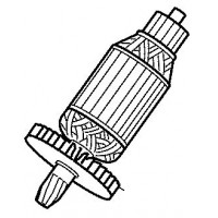 Induit Makita pour scie radiale LS1214L