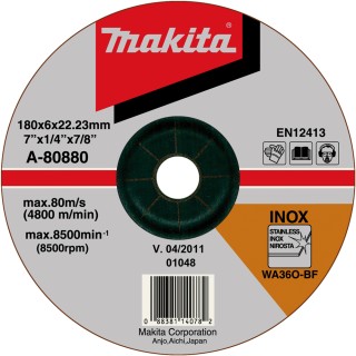 DISQUE 180x6x22 - Makita - A-80880