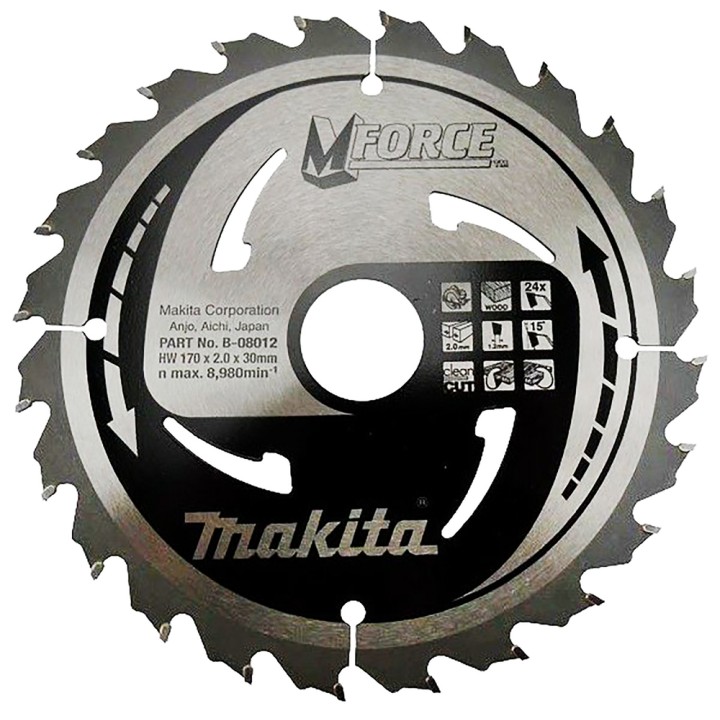 LAM TCT SPE BA 170/30/24 BOIS - Makita - B-08012