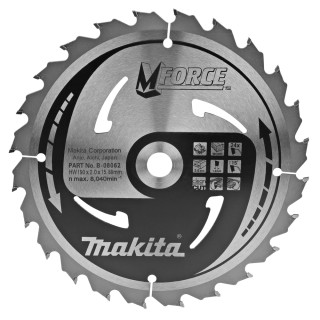 LAM TCT SPE BA 190/15.88/24 BOIS - Makita - B-08062