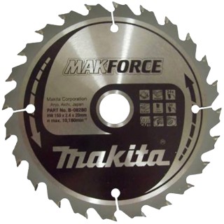 LAME TCT POUR BOIS  150x20x24T - Makita - B-08280