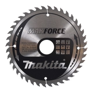 LAME CARBURE POUR LE BOIS 170/30/40T - Makita - B-08442