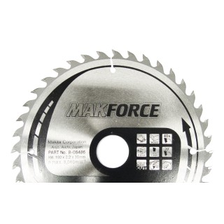 LAME CARBURE POUR LE BOIS 180/30/40T - Makita - B-08464